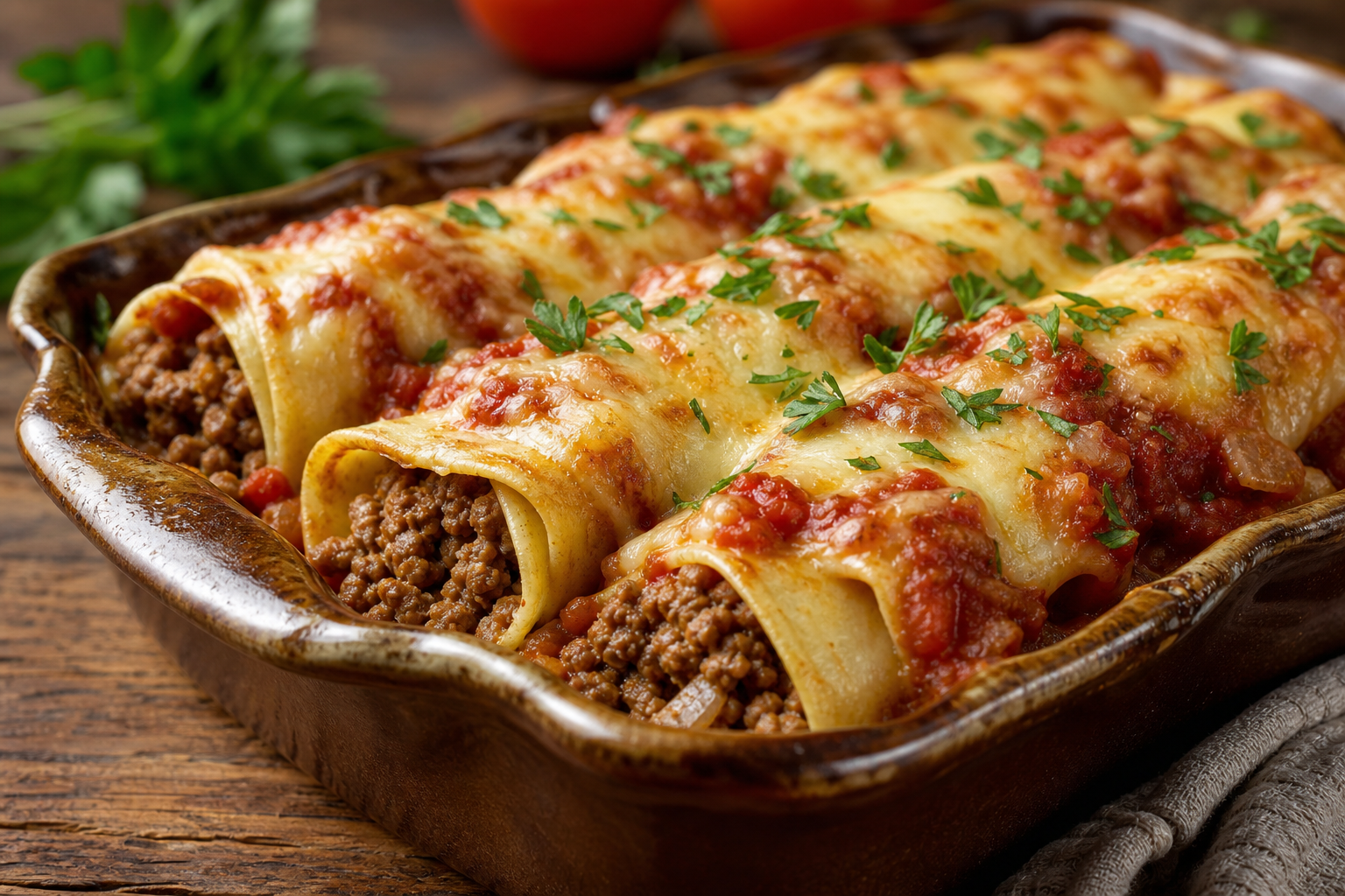 E-book: Panqueca de carne ao molho