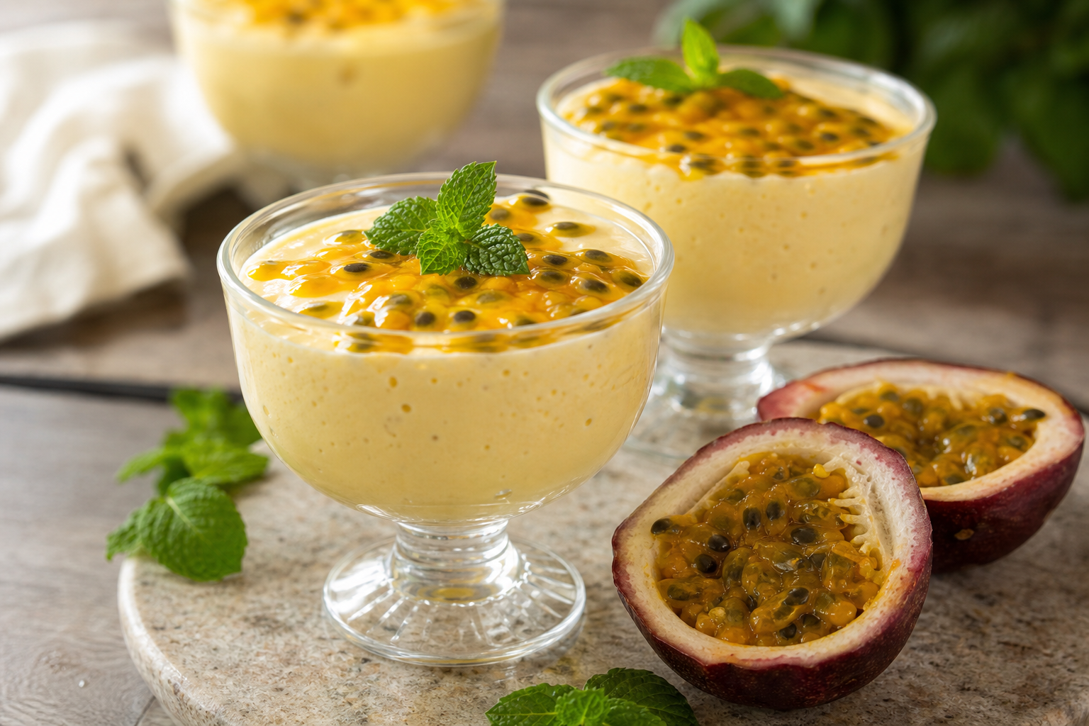E-book: Mousse de maracujá gelada