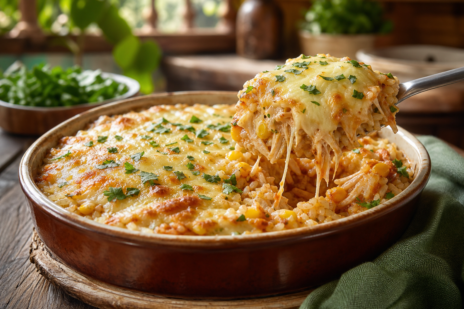 E-book: Arroz de forno cremoso com frango e queijo