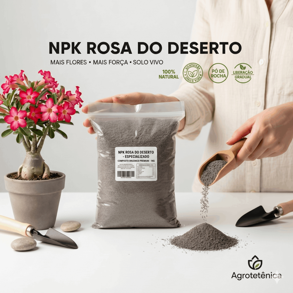 Adubo NPK para Rosa do Deserto